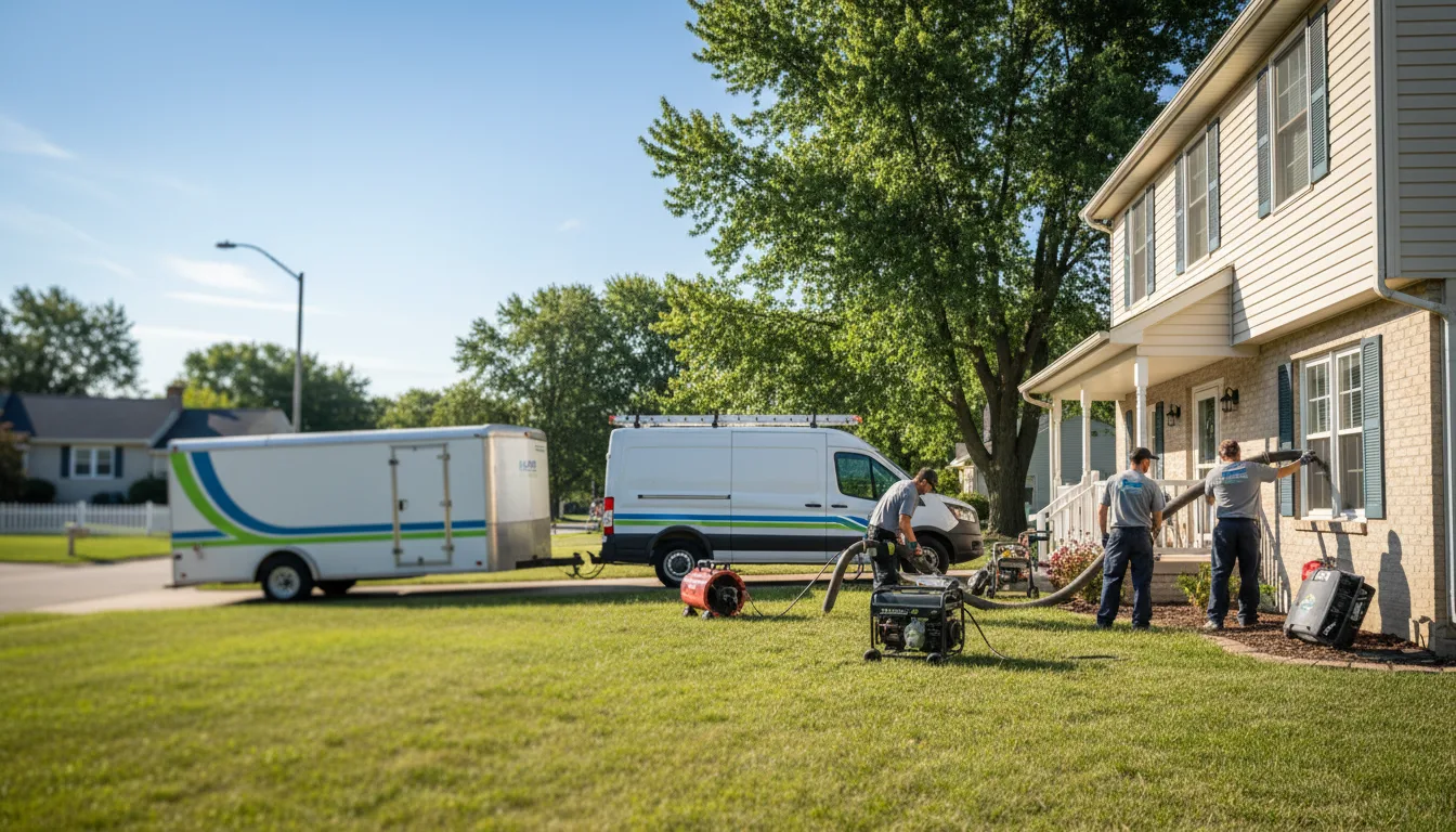 Flooded Basement Restoration And Cleanup With Repair in Emmet, NE near me